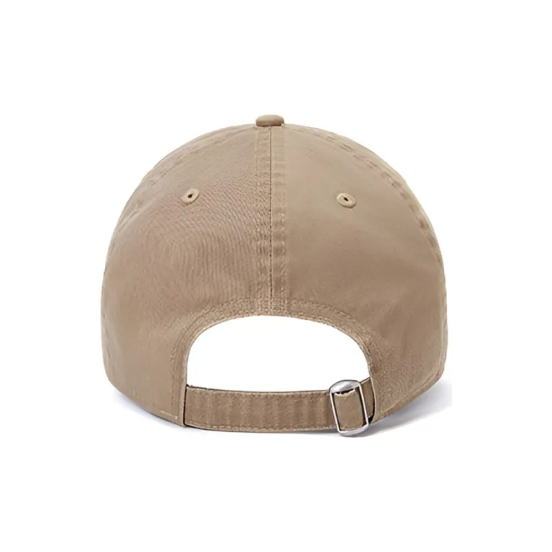 New Era Cotton Baseball Caps Unisex Khaki-2
