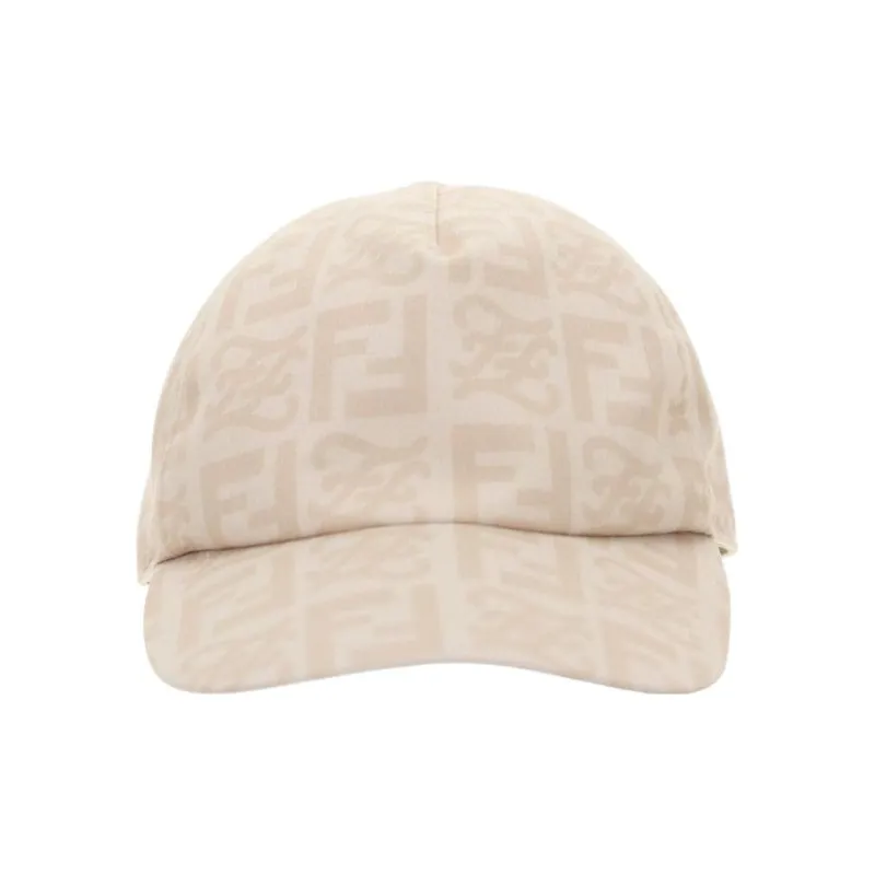 FENDI Men Polyester Baseball Cap Beige-1