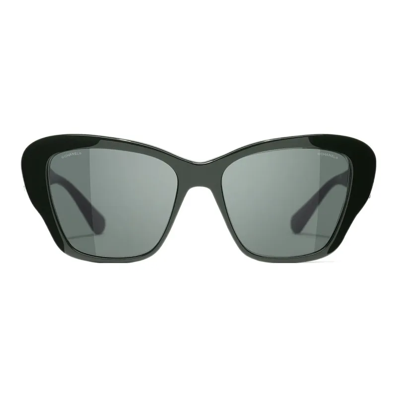 CHANEL Sunglasses Women's Green-1