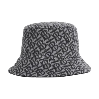 Burberry Bucket Hat Unisex Gray