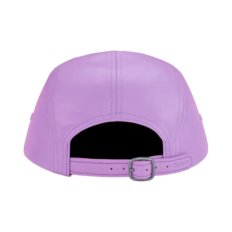 Supreme Leather Camp Cap-7