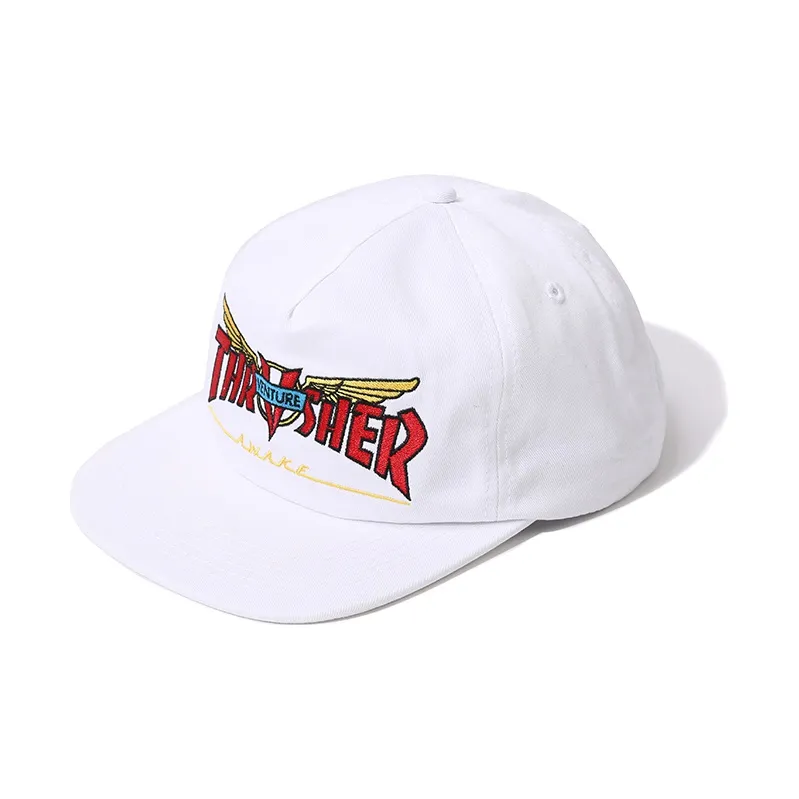 Thrasher Baseball Caps Unisex White-0