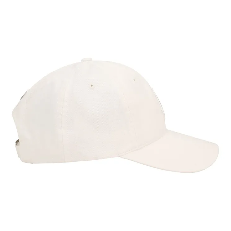 MLB Cotton Baseball Caps Unisex White-3