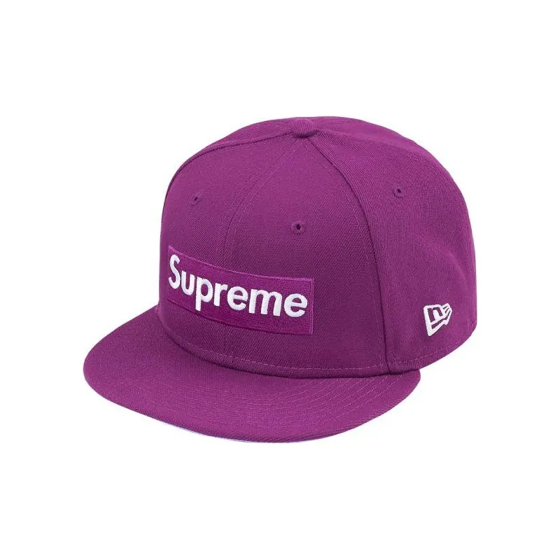Supreme No Comp Box Logo New Era Purple 7 3/8 Basic Packaging-Box 