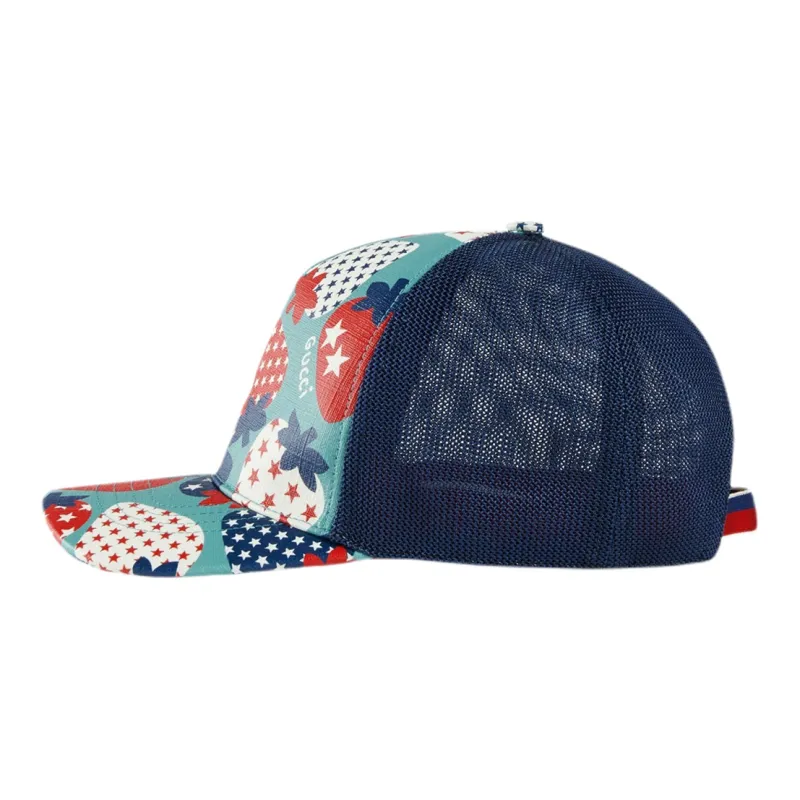 GUCCI Baseball Caps Kids Red Blue-1
