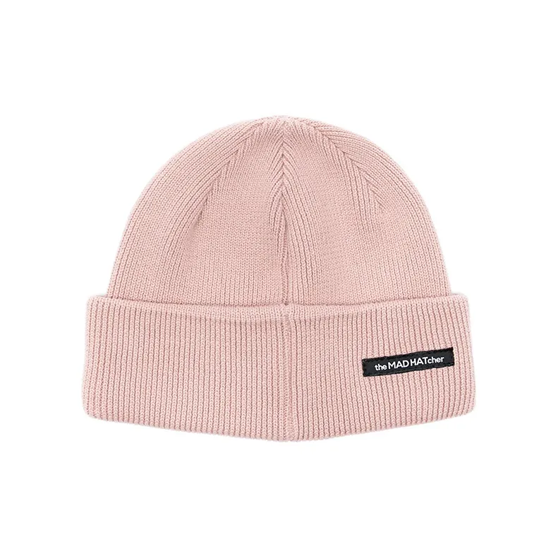 The MAD HATcher Cotton Beanies Unisex Pink-1