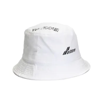 WE11DONE Logo Print Bucket Hat