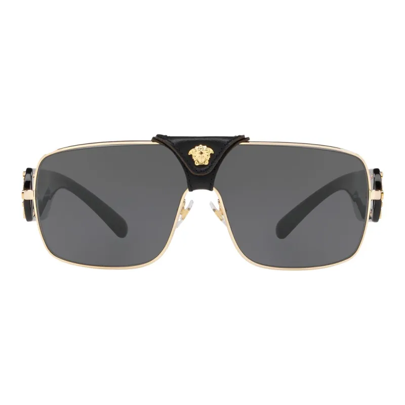 VERSACE Eyewear Squared Baroque Sunglasses-1