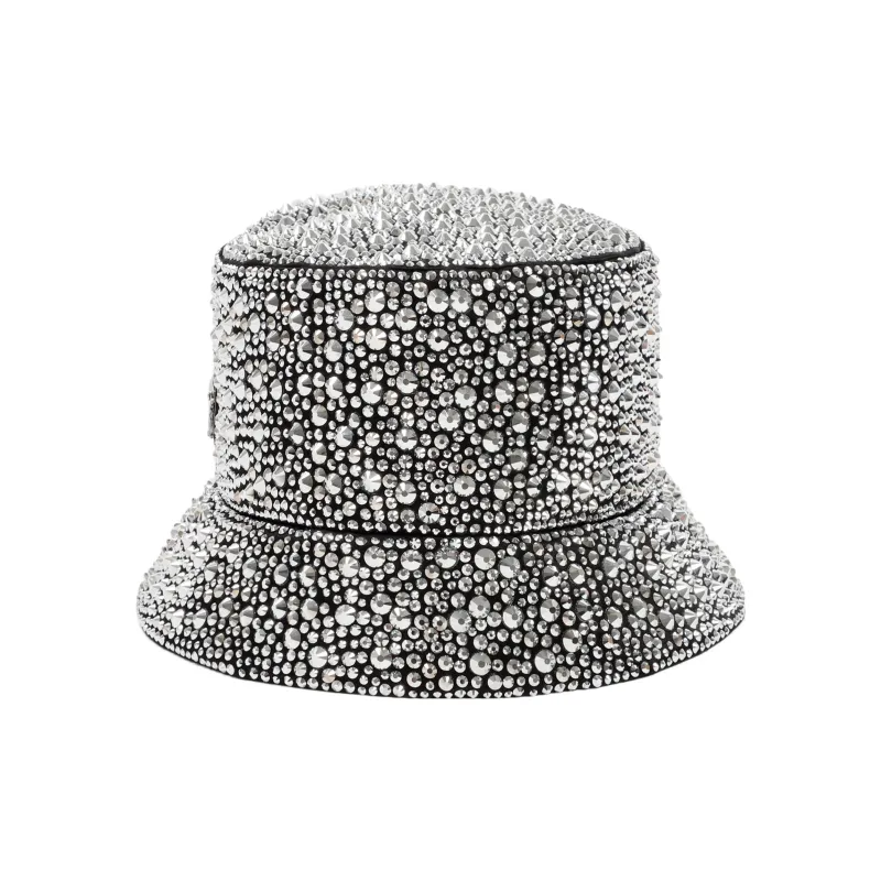 PRADA Bucket Hats Unisex Silver-2