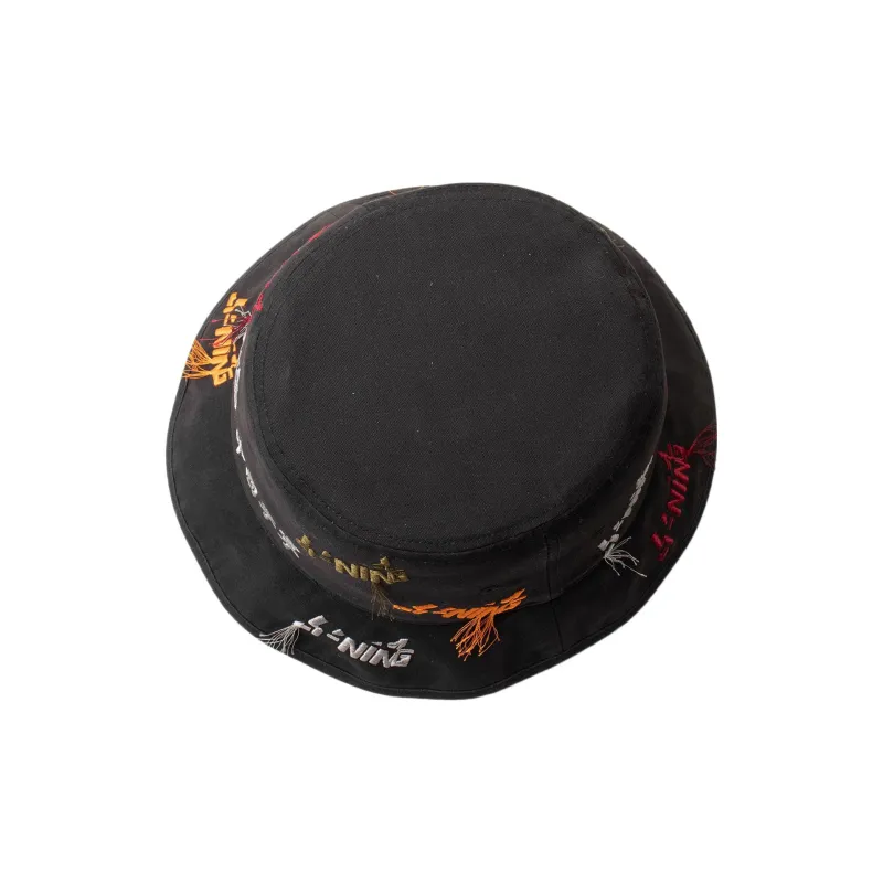 LINING China Li Ning Bucket Hats Unisex Black-4