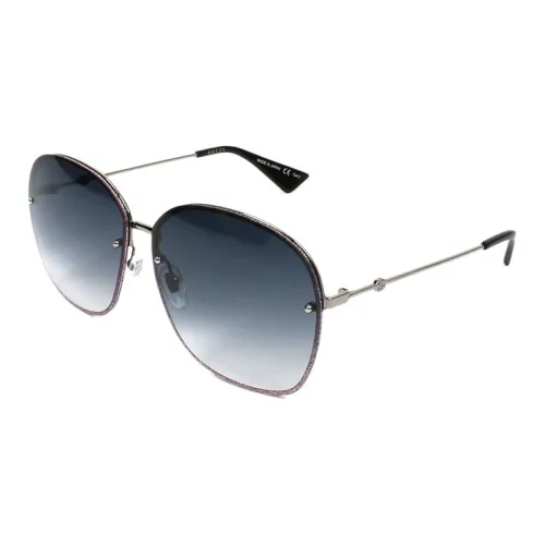 GUCCI Sunglasses Women's Blue Gray Gradient