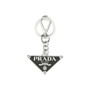 PRADA Logo Lettering Keyring