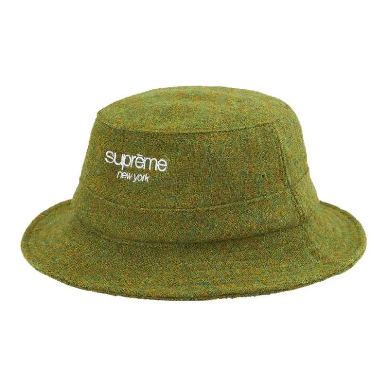Supreme Harris Tweed Classic Logo Crusher-3