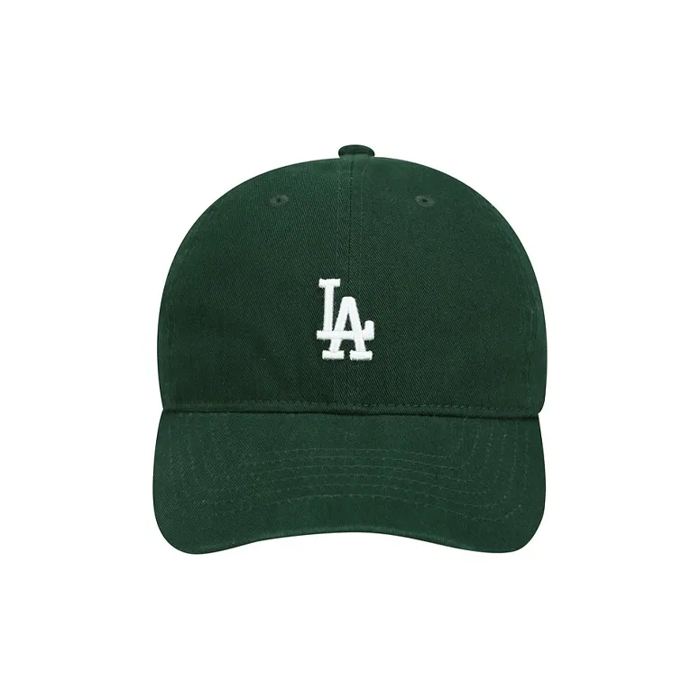 MLB Cotton Baseball Caps CP77 Unisex Olive Green-1