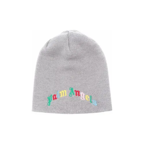 PALM ANGELS Beanies Unisex Gray