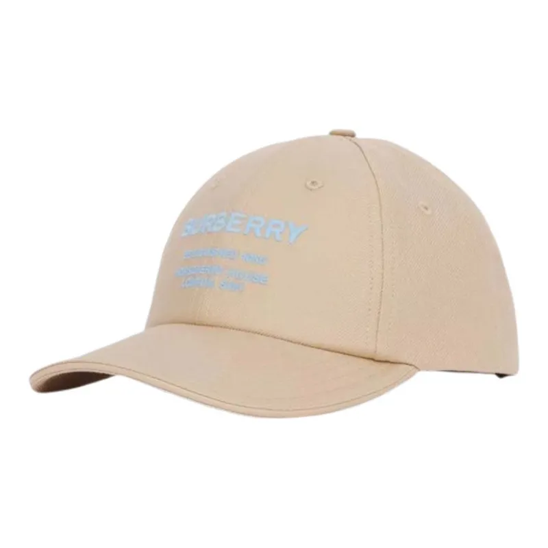 Burberry Horseferry Motif Cotton Baseball Cap-0