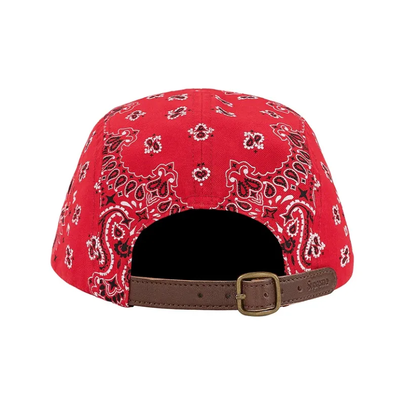 Supreme Bandana Camp Cap-14
