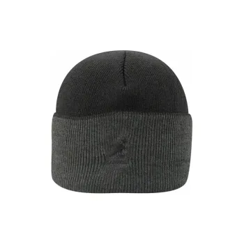 KANGOL Beanie Unisex Black Gray Color