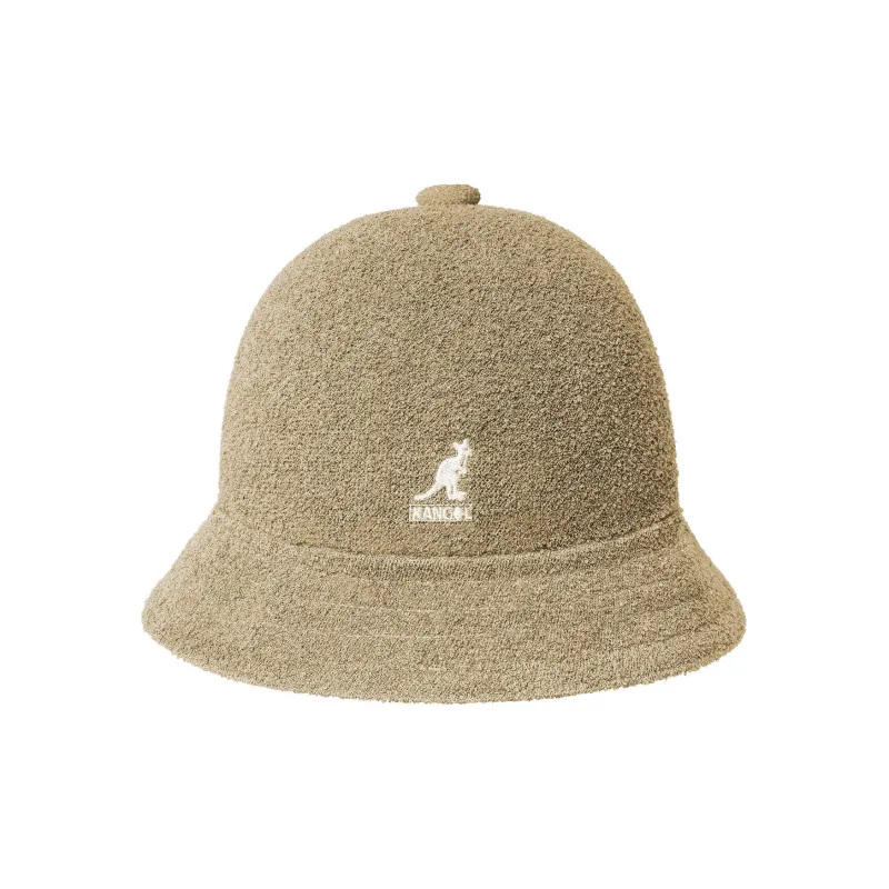 KANGOL Acrylic Bucket Hats Unisex Oat-0