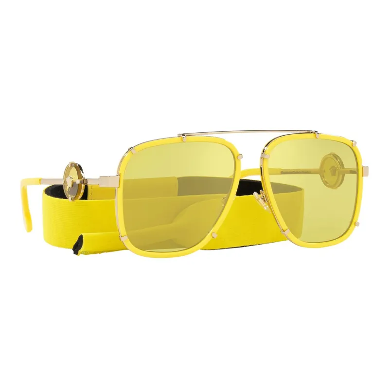 VERSACE Sunglasses Unisex Yellow-0
