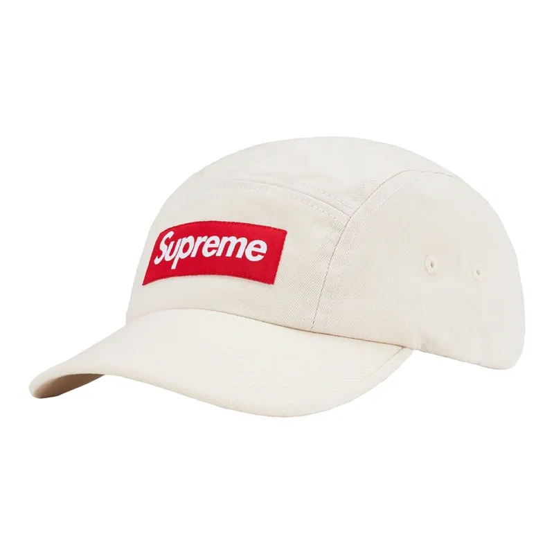 Supreme Washed Chino Twill Camp Cap Cap SS22-12