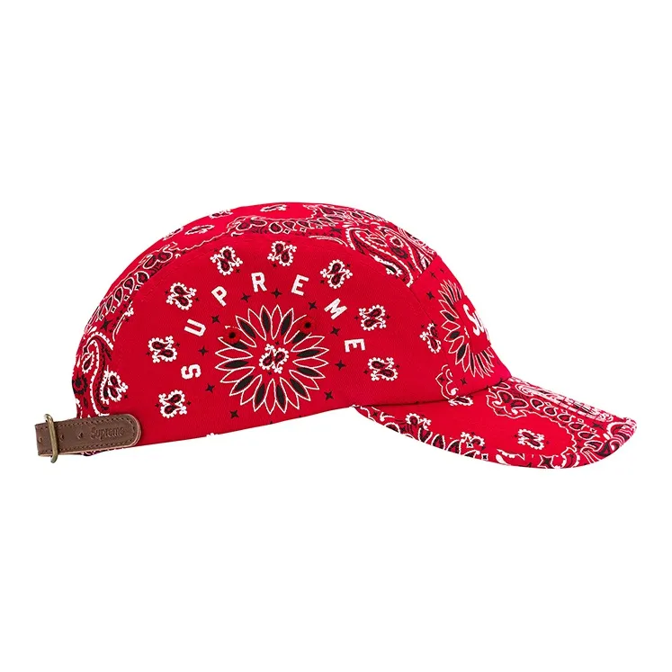 Supreme Bandana Camp Cap-13