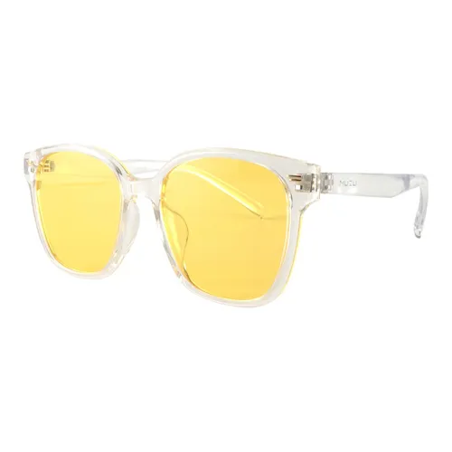 MUZU TR/Memory Plastic Square Sunglasses Unisex
