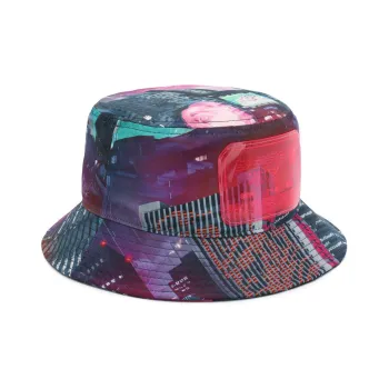 A BATHING APE Neon Tokyo Bucket Hat