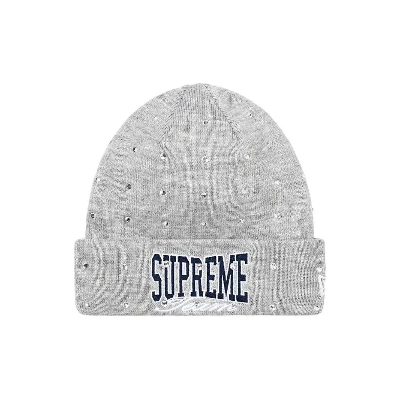 Supreme New Era Rhinestone Beanie-3