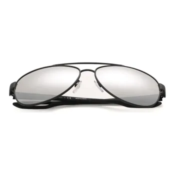 PRADA Sunglasses Men Dark Gray Frame With Light Gray Lens