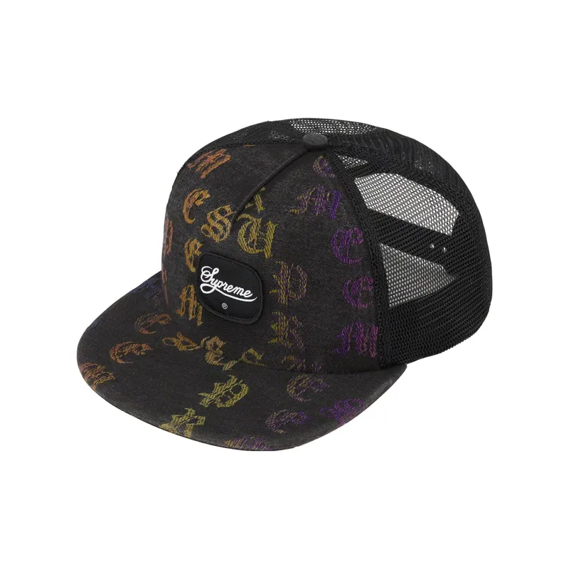 Supreme Gradient Jacquard Denim Mesh Back 5 Panel-0