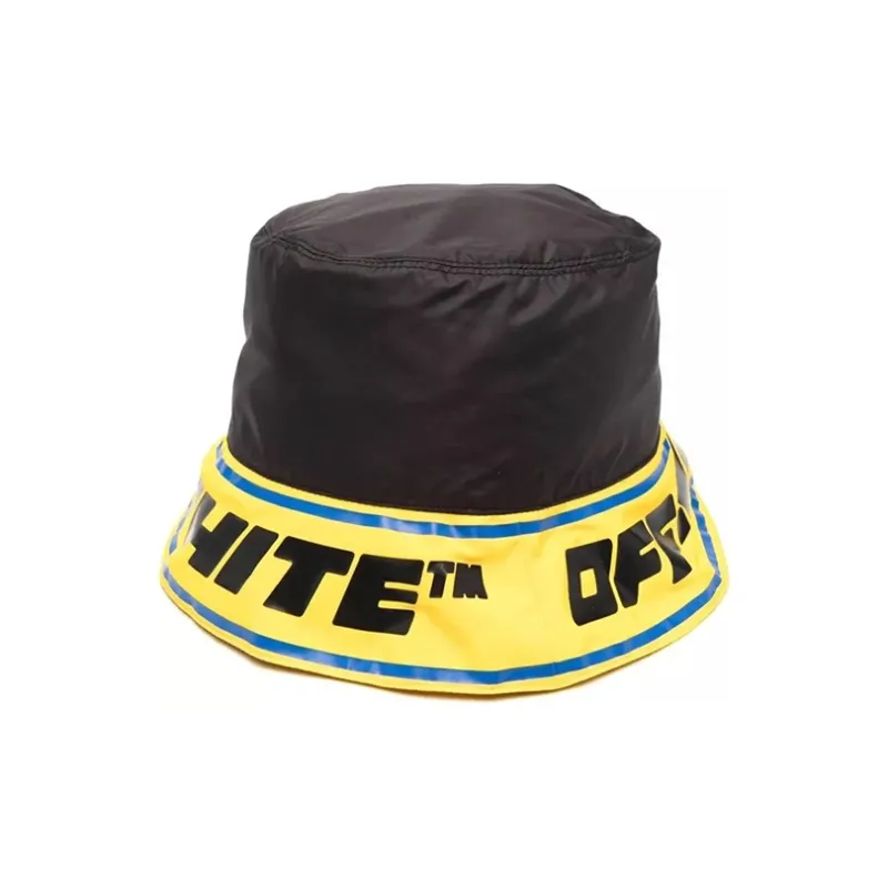 OFF WHITE Bucket Hats Unisex Black-0