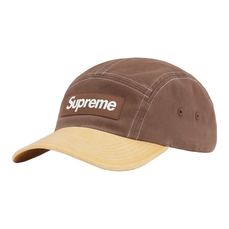 Supreme 2 Tone Twill Camp Cap-0