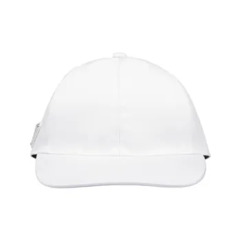 PRADA Cotton Baseball Caps Unisex White