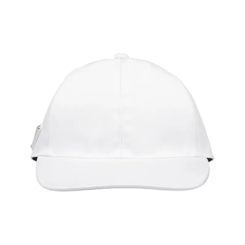 PRADA Cotton Baseball Caps Unisex White-0