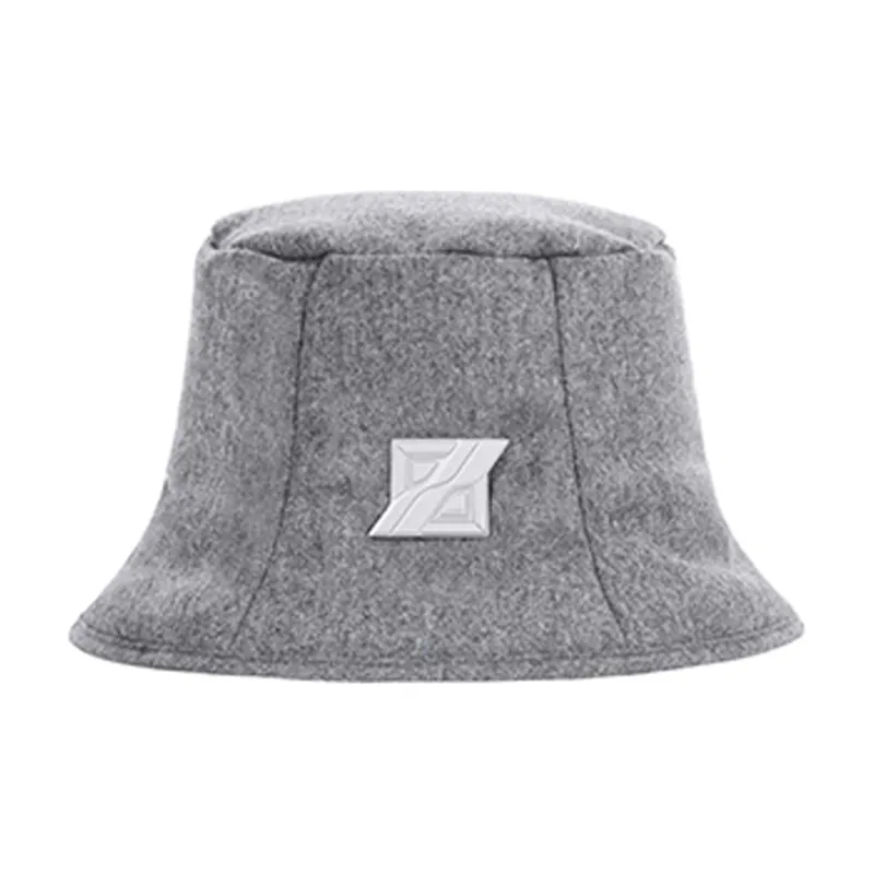 WE11DONE Bucket Hats Unisex Gray-0