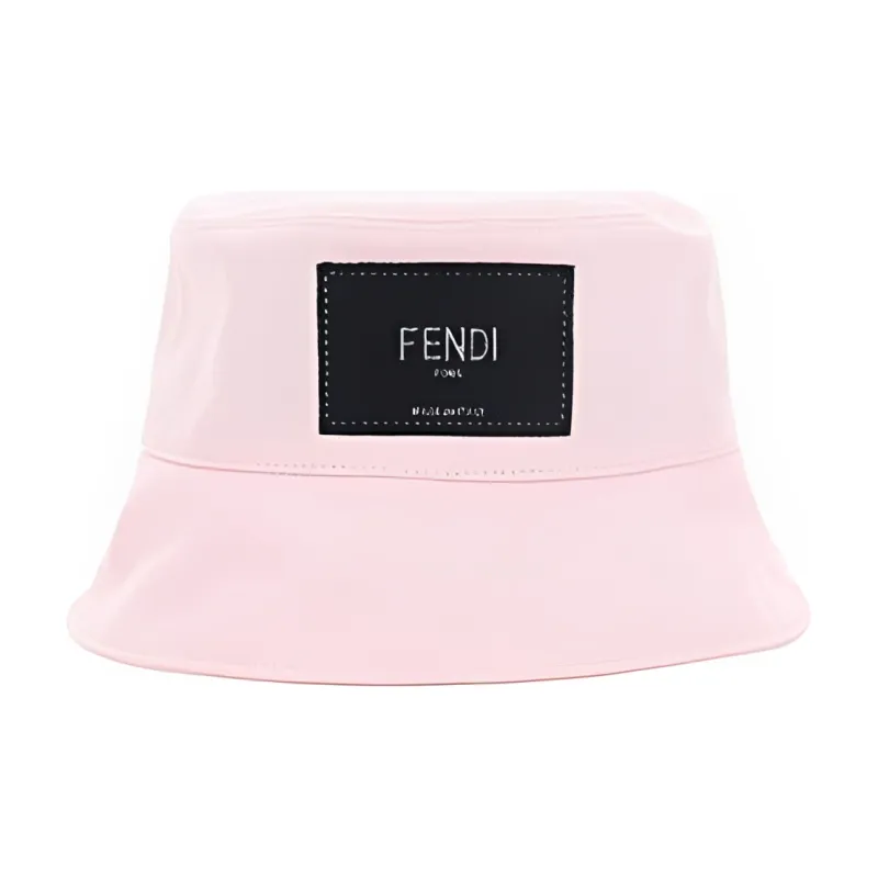 FENDI Logo patch Bucket Hat-0