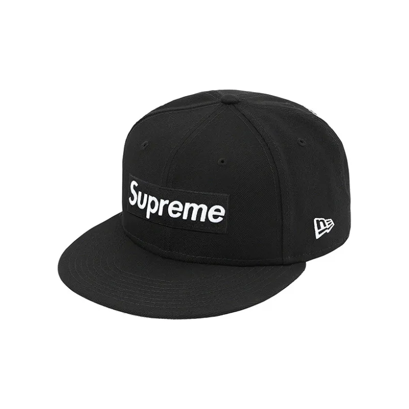 Supreme Champions Box Logo New Era Black 7 1/8 Basic Packaging-Box 