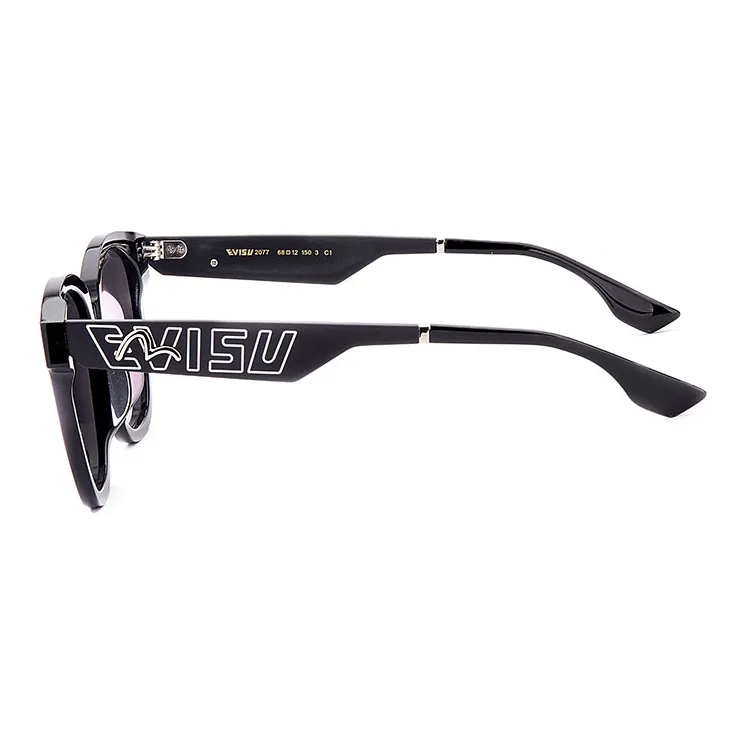 EVISU Sunglasses Unisex Black Blue-3