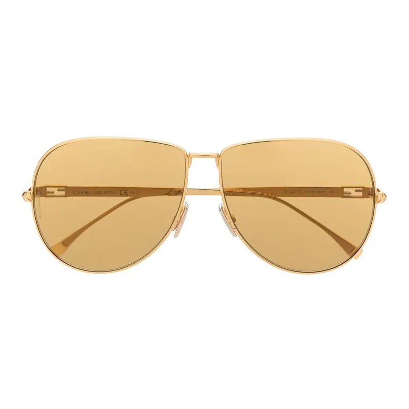FENDI Sunglasses Unisex Gold-0