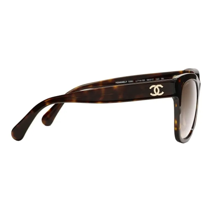 CHANEL Sunglasses Unisex Brown-2
