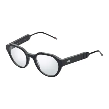 THOM BROWNE Round frame Clear Glasses