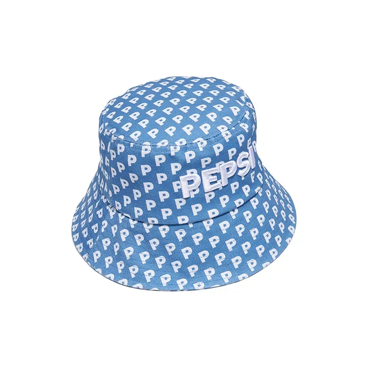 Pepsi Bucket Hats Unisex Marine Blue-2