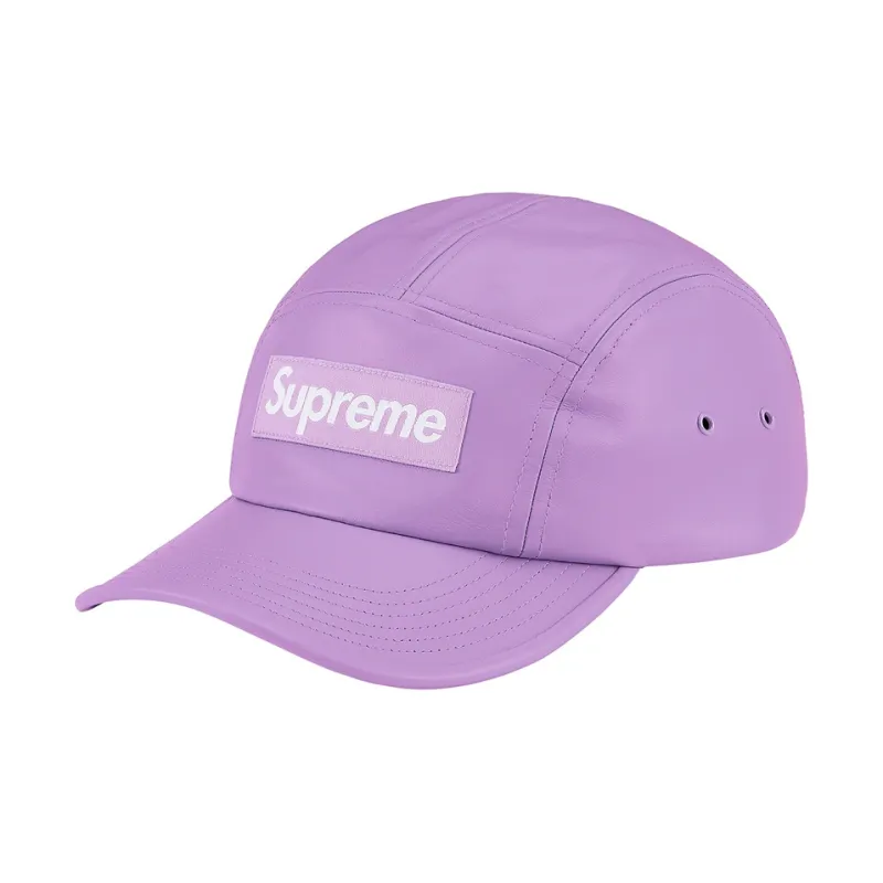 Supreme Leather Camp Cap-6