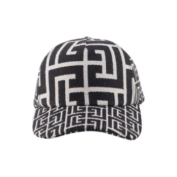 BALMAIN Baseball Caps Unisex Black/Ivory