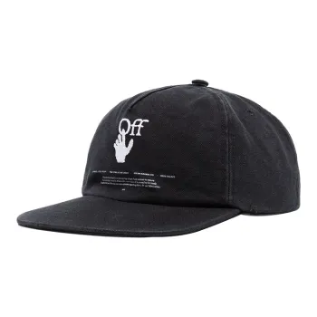 OFF WHITE Baseball Caps Unisex Black