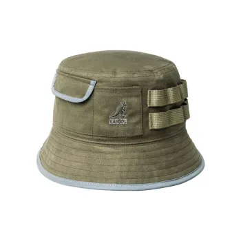 KANGOL Bucket Hats Unisex Army Green