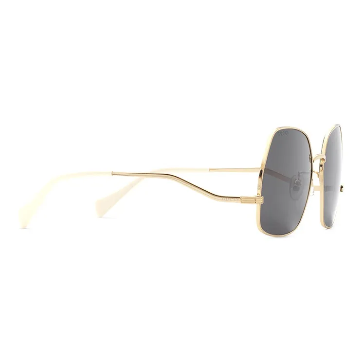 GUCCI Geometric Frame Sunglasses-1