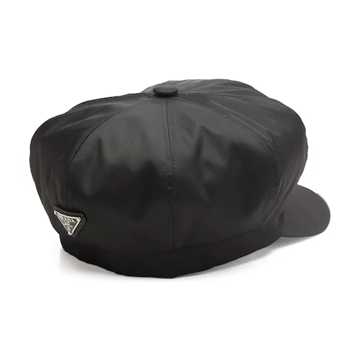 PRADA Re Nylon Triangle logo Hat-1