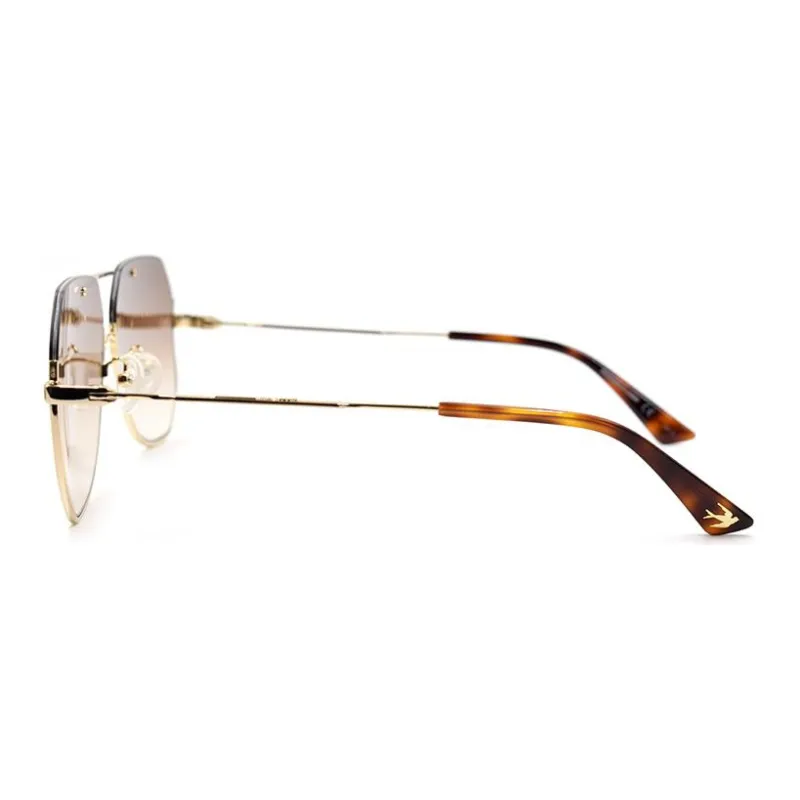 McQ Alexander McQueen Sunglasses Men Gold-2